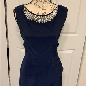 Dressbarn Navy Blue Dress Formal